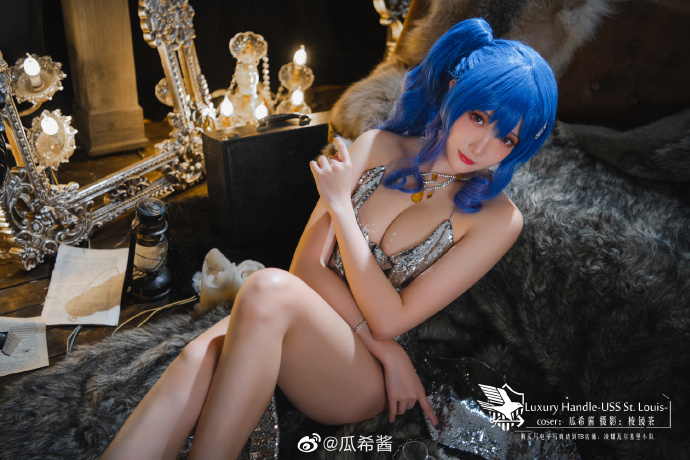 碧蓝航线@瓜希酱 cos 作品[瓜希酱_圣路易斯 COS 图集]-第1张图片