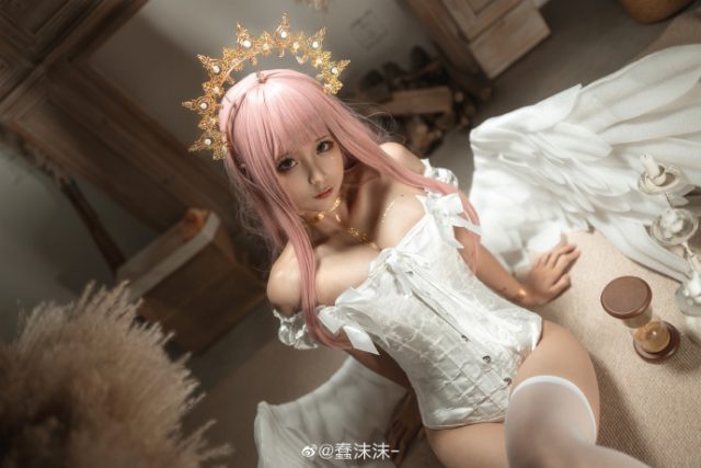 coser@蠢沫沫_化身美丽迷人的 Angel [蠢沫沫 cos 图集]-第8张图片