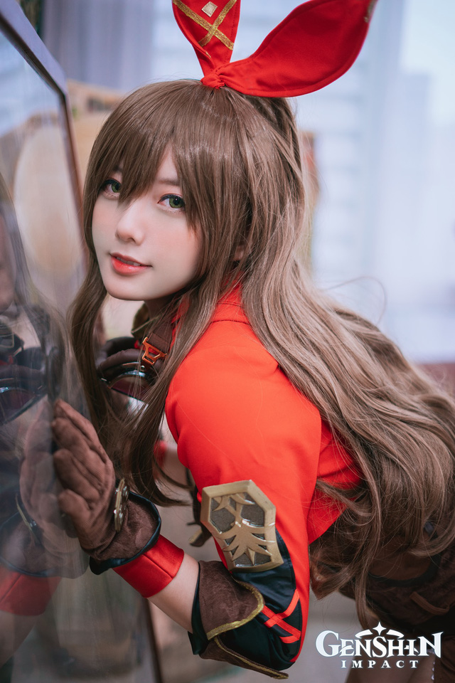 coser@Messie Huang在《原神》中变身Amber，拥有令人窒息的灵魂-第3张图片