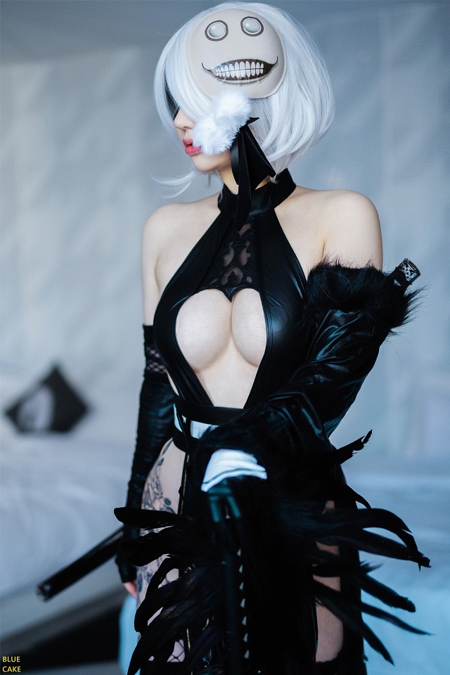 女coser&#038;游戏玩家cos《尼尔》主角：9S cosplay-第3张图片