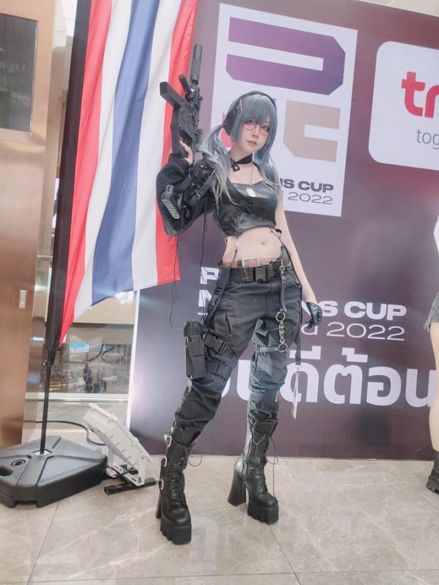 coser Kurumin 在 PUBG Nations Cup 2024 上 cosplay 美女狙击手-第2张图片