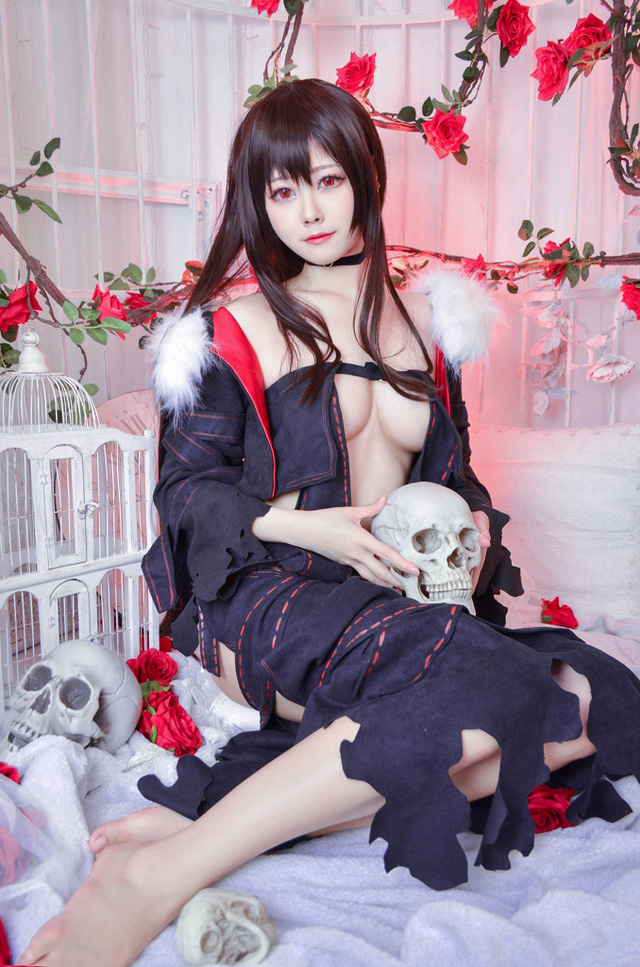 Arty亚缇cos虞姬 | Arty亚缇在《Fate/Grand Order》cos“虞美人”虞姬-第4张图片