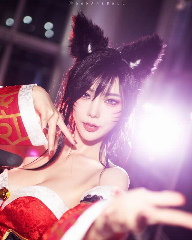 韩国coser@Song Joo A在《英雄联盟》变身非常性感的阿狸-第4张图片