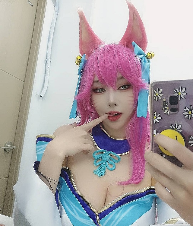 韩国coser@Song Joo A在《英雄联盟》变身非常性感的阿狸-第5张图片