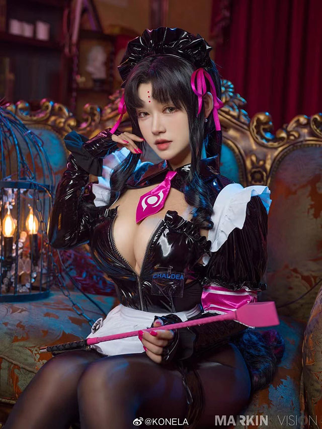 coser@KONELA在《Fate/Grand Order》cos杀生院祈荒，性感火辣-第1张图片