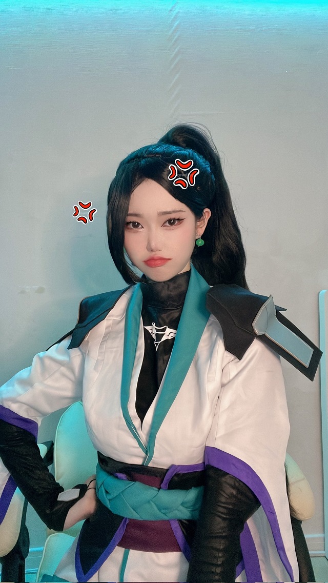 coser@Evawish在《无畏契约》中的一系列cosplay照片-第3张图片