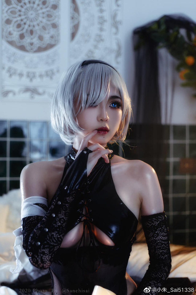 coser@小朱_Sai51338在《尼尔：机械纪元》 化身性感的2B-第1张图片