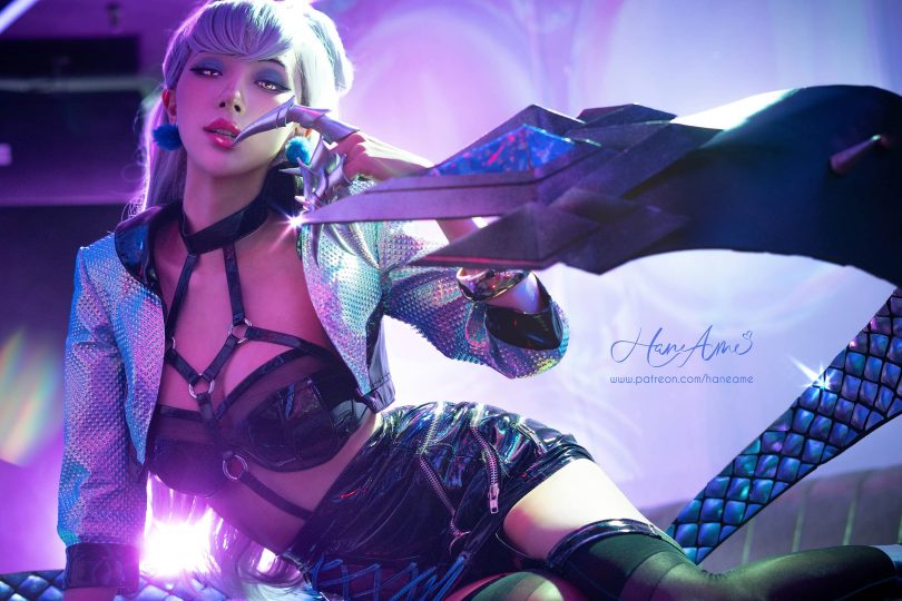 雨波HaneAme_英雄联盟·LOL Evelynn KDA ALL OUT cos作品 [25P-72MB]-第1张图片