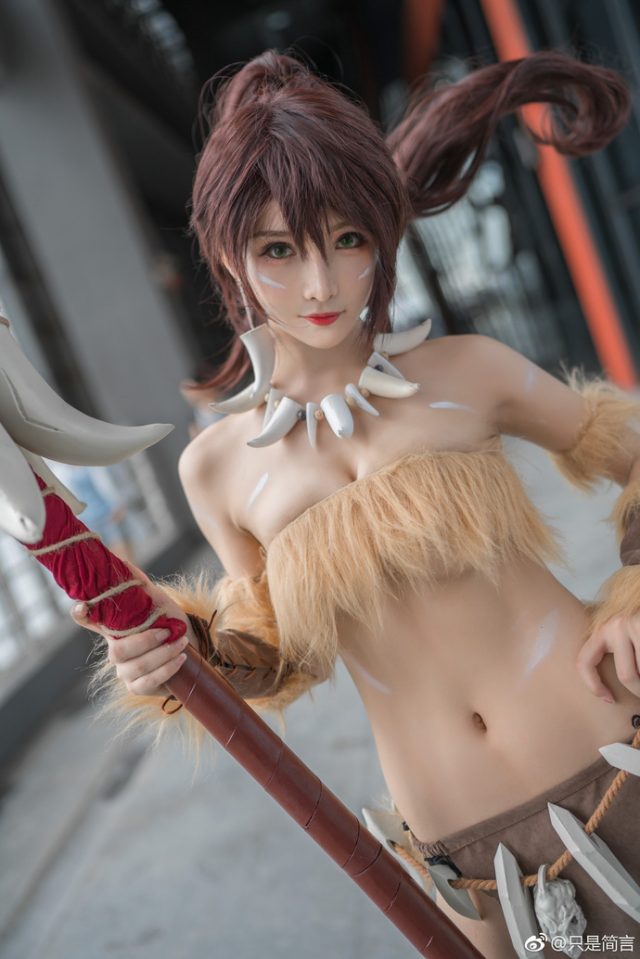 coser@只是简言在《英雄联盟》化身“狂野女猎手”奈德丽(只是简言吧)插图5