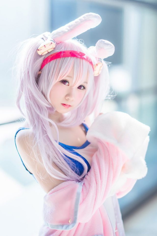 coser@咿淼在《碧蓝航线》化身性感的“萝莉天使”拉菲插图