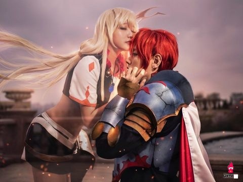 韩国coser@Aza Miyuko在游戏《Langrisser》的最新cosplay插图3