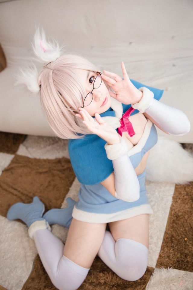 coser@麻花麻花酱在《Fate/Grand Order》化身“盾之少女”玛修-第3张图片