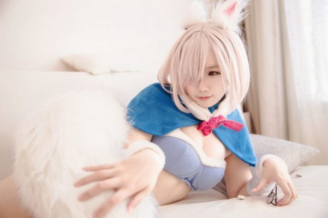 coser@麻花麻花酱在《Fate/Grand Order》化身“盾之少女”玛修(麻花麻花酱哪里人)插图1