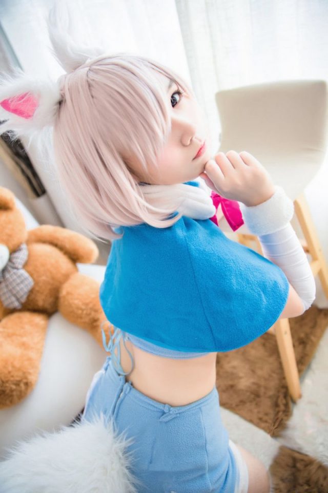 coser@麻花麻花酱在《Fate/Grand Order》化身“盾之少女”玛修-第5张图片