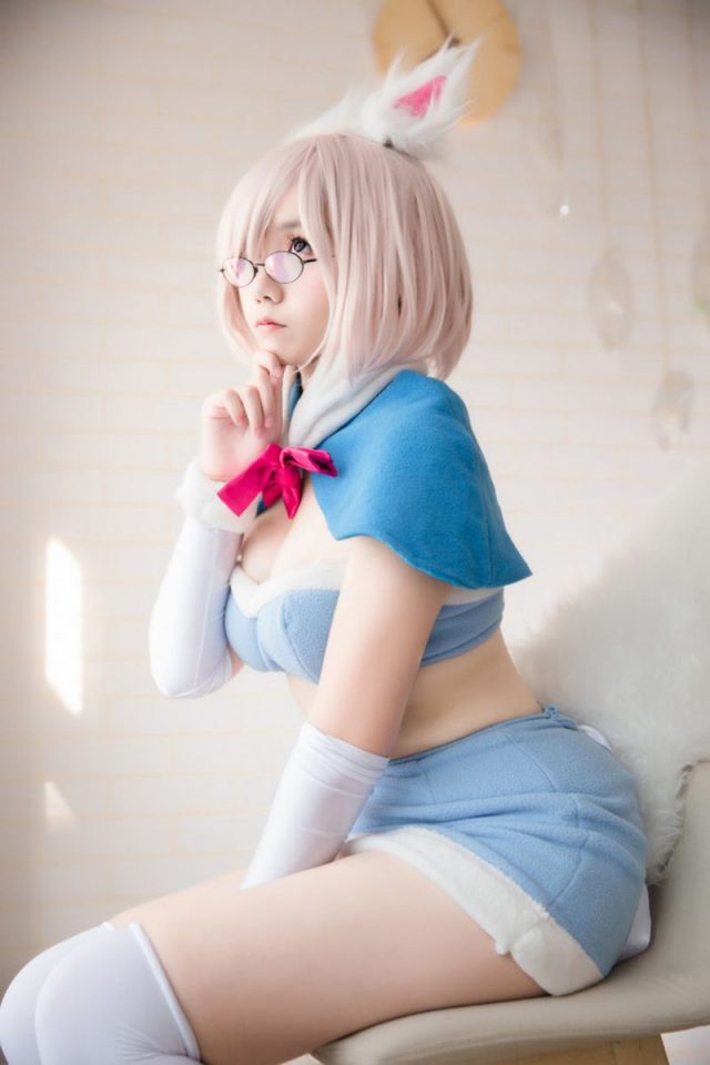 coser@麻花麻花酱在《Fate/Grand Order》化身“盾之少女”玛修(麻花麻花酱哪里人)插图3