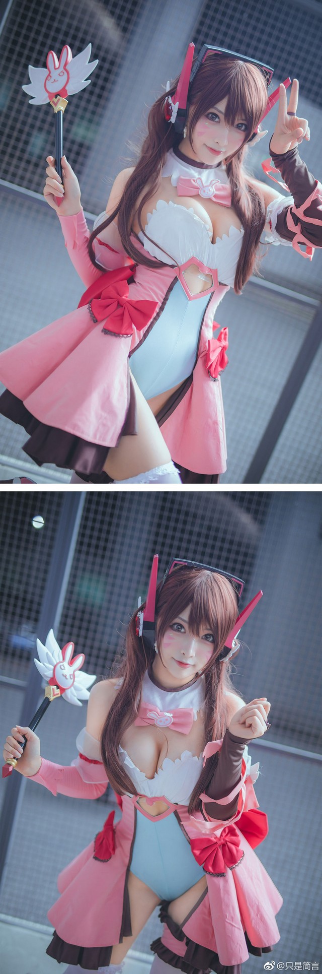 coser@只是简言在《守望先锋》中化身“小甜心”宋哈娜D.Va-第3张图片