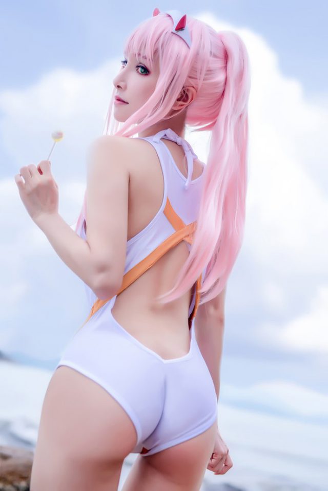 coser@小洮在《DARLING in the FRANXX》中化身“神秘少女”零二-第5张图片