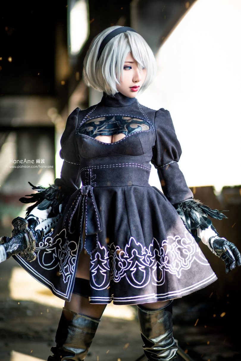 雨波_HaneAme cos尤尔哈2B | 雨波HaneAme_NieR Automata·尤尔哈2B cos [200P-165MB]-第1张图片