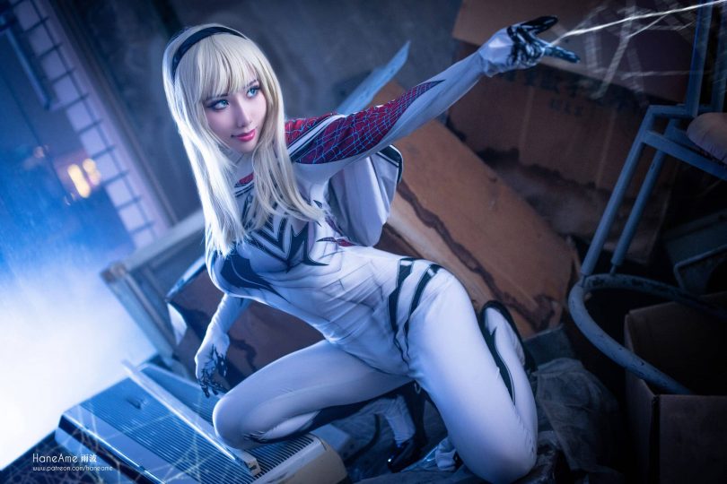 雨波_HaneAme cos Venom | 雨波HaneAme_女蜘蛛侠·Venom cos [20P-9.02MB]-第1张图片