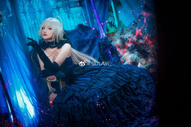 仙九Airi cos《Fate/Grand Order》贞德，绽放贞德的优雅与魅力-第1张图片