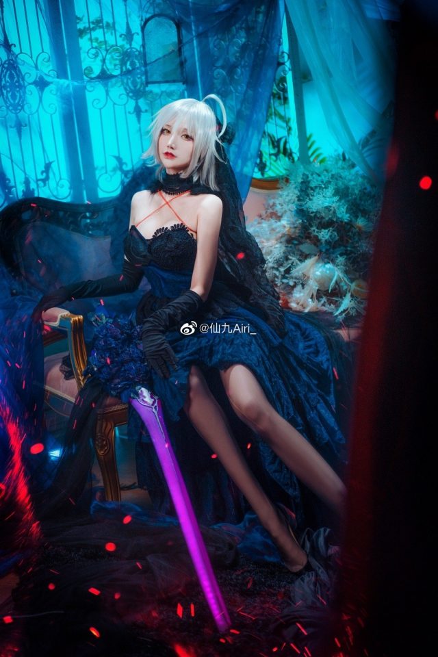 仙九Airi cos《Fate/Grand Order》贞德，绽放贞德的优雅与魅力-第3张图片