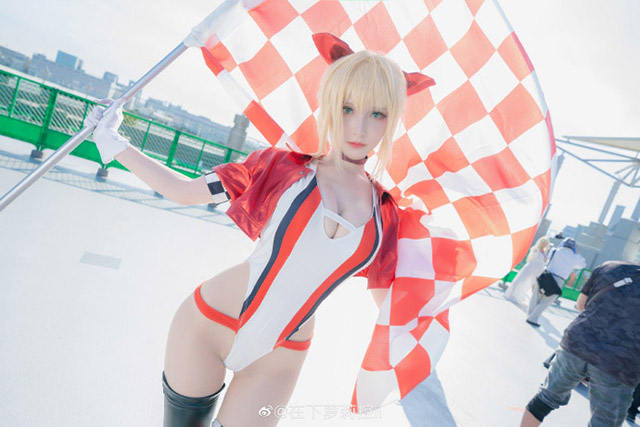 性感迷人的“赛车版”尼禄COSPLAY，在下萝莉控ii的完美选择-第1张图片