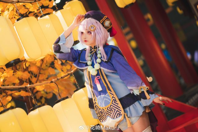 花崎Makura cos《原神》七七，可爱迷人小僵尸魅力爆棚！-第1张图片