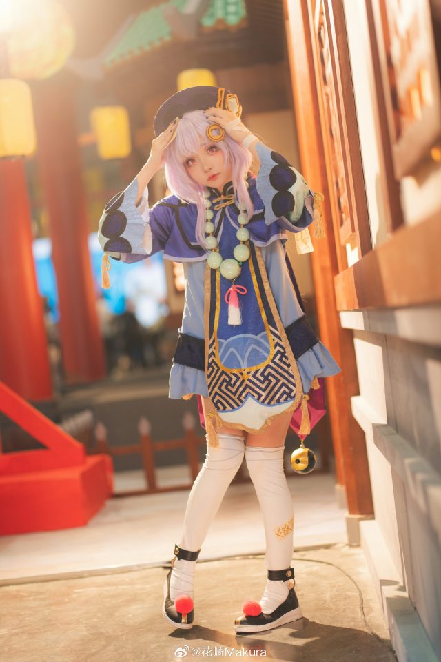 花崎Makura cos《原神》七七，可爱迷人小僵尸魅力爆棚！-第4张图片