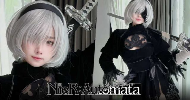 Ve&#039;nus cos《尼尔：机械纪元》2B，将机械美少女融入现实的魅力-第1张图片