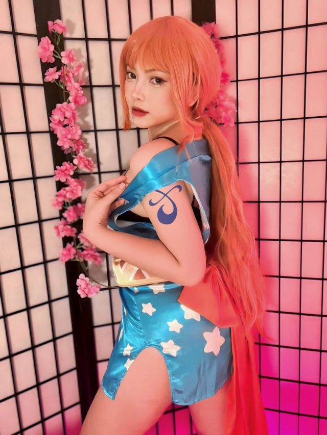 现实版小贼猫泰国女coser Toey化身海贼王娜美惊艳登场 趣画阁