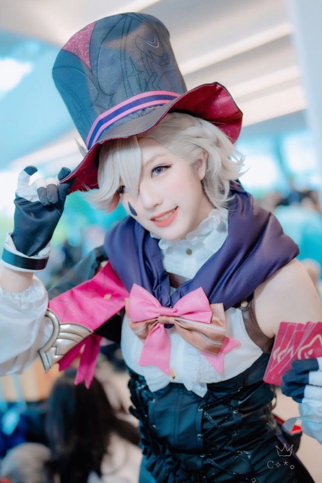 魔术天才大揭秘：coser Caramela化身《原神》中漂亮可爱的林尼-第6张图片