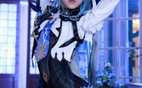 浪花骑士COSPLAY：水淼aqua cos原神·优菈[水淼aquaCOS合集]