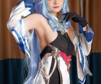 Azami甘雨cos作品 | coser Azami化身原神“椰山羊”甘雨