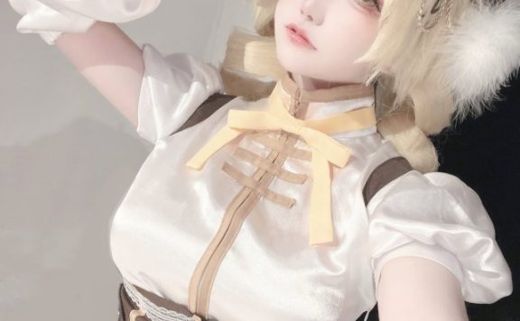 花崎Makura cos《魔法少女小圆》巴麻美，萝莉可爱的甜美战士