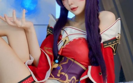 细节控的灵魂还原：coser AumAum惊艳演绎九尾妖狐阿狸